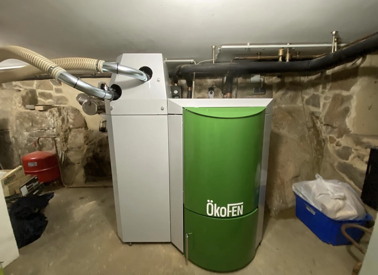 Chaudière à granulé ÖkoFEN installée en sous-sol